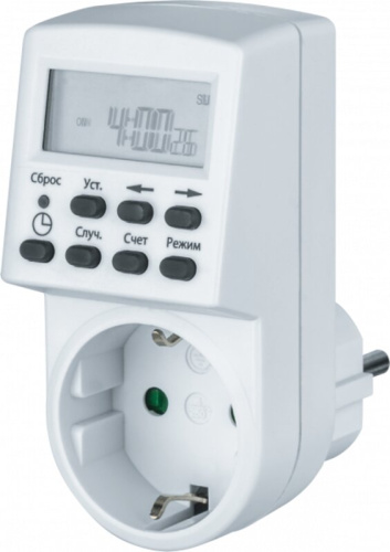 Таймер Navigator NTR-E-S01-WH розет. электрон