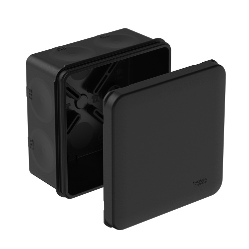 MultiBox Коробка распределительная с мембранными вводами IP66 85х85х42 Черная IMT352971