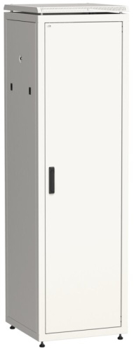 Шкаф сетевой 19" LINEA N 42U 600х800 мм металлическая передняя дверь серый ITK