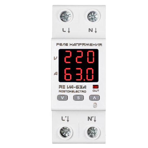 Реле напряжения RE VA-63A