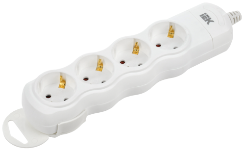 Розетка переносная разборная РПр04 4 места IEK