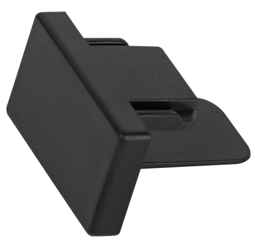 Заглушка ЭРА TR-1PA-EC BK для однофазного шинопровода пластиковая черный