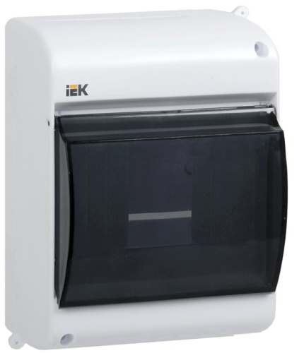 Корпус пластиковый КМПн 2/4 IP30 белый KREPTA 3 IEK