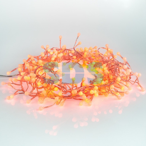 Гирлянда  "Мишура"  6м, 576 диодов, цвет красный