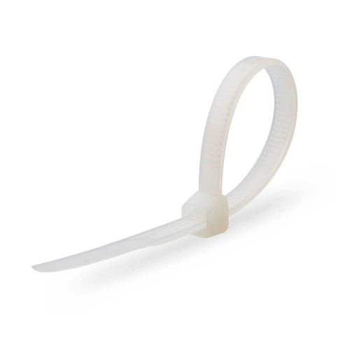 Стяжка нейлоновая КСС 8х500 (бел) (100шт) (Fortisflex)