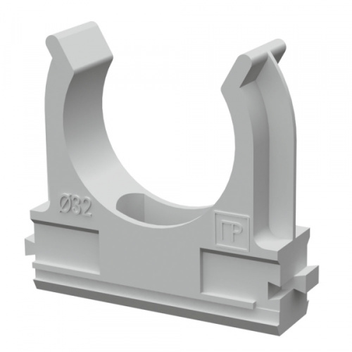 Крепеж-клипса d32 мм АБС-пластик (50шт/500шт уп/кор) Промрукав