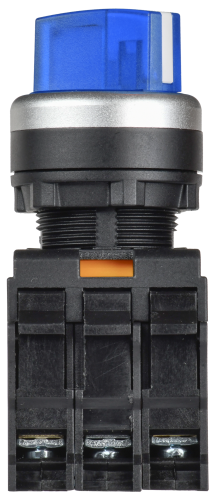 Переключатель с подсветкой на 2 положения 1NO+1NC синий MASTER IEK