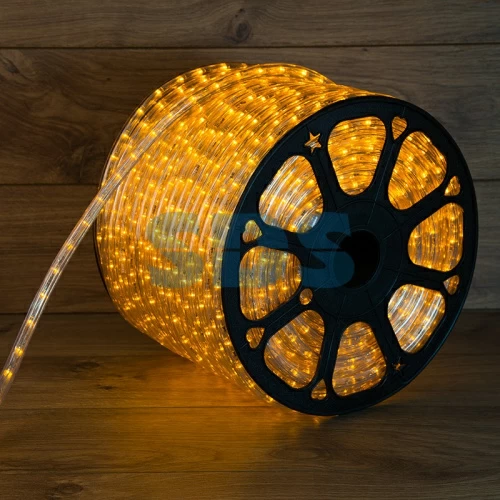 Дюралайт LED, свечение с динамикой (3W) - мульти, 24 LED/м, бухта 100м