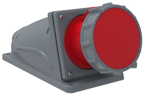 Розетка стационарная ССИ-134 63А-6ч/380-415В 3P+PE IP67 MAGNUM IEK