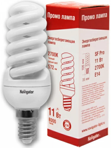 Лампа Navigator NCLP-SF-11-827-E14