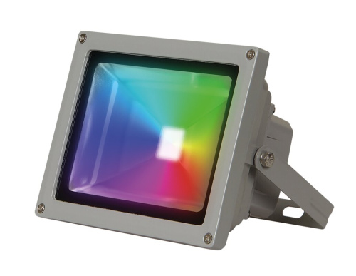 Прожектор светодиодный СДО PFL- 20W/ RGB-RC/GR    Прожектор светодиодный Jazzway