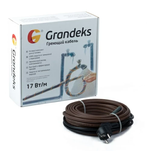 Комплект нагревательный кабельный 17 Grandeks 2-4м
