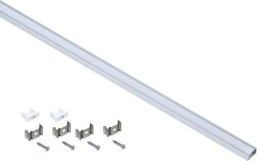 Профиль алюм. для LED ленты 1607 накл.прямоуг. 2м к-т опал IEK