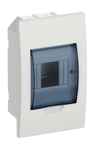 Корпус пластиковый ЩРВ-П-4 IP41 белый KREPTA 3 IEK