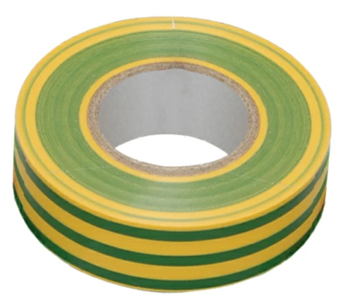 Изолента 0,13х15 мм желто-зеленая 20 метров ИЭК