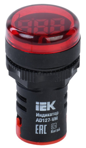 Индикатор значения напряжения AD127-VM IEK
