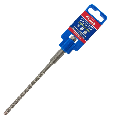 Бур по бетону 6х160/110 Cross SDS-plus PROFESSIONAL TSUNAMI 