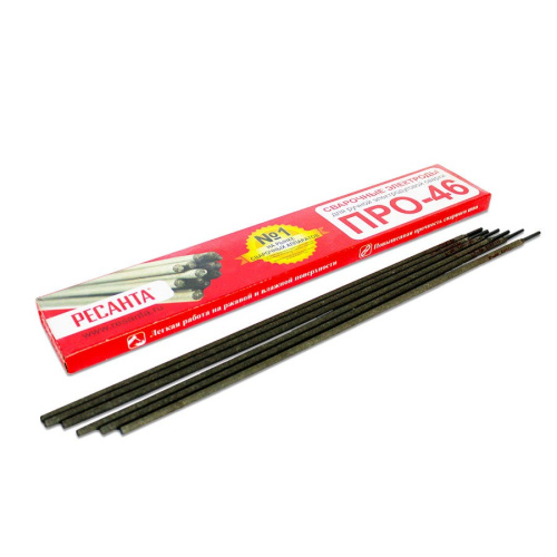 Электроды ПРО-46 Ф3,0 Пачка 1кг Ресанта