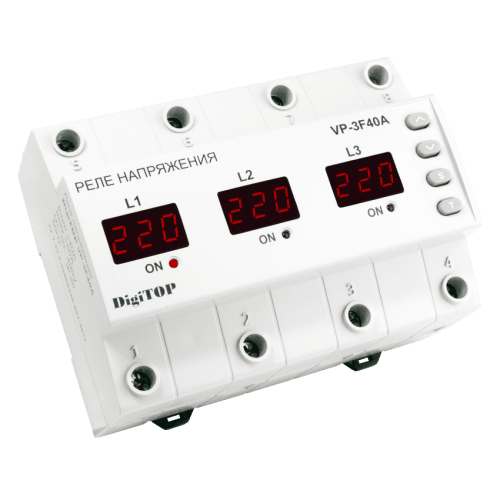 Реле напряжения VP-3F40A DigiTop
