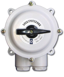 Переключатель пакетный ПП 2-40/Н2 М2 пл. 56 (40А, пластмассовый корпус, IP56)