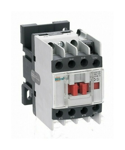 Контактор 18А 220В АС3 1НО+1НЗ КМ-103 Dekraft DEKraft