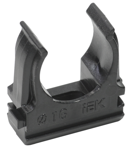 Держатель с защелкой CF16 черный ELASTA IEK