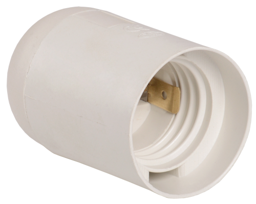 Патрон подвесной Ппл27-04-К02 пластик Е27 белый (50шт) (стикер на изделии) IEK