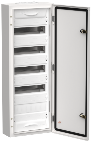 Корпус металлический ЩРн-60 (1х60) 835х310х140мм IP54 белый (одна дверь) TITAN 5 IEK