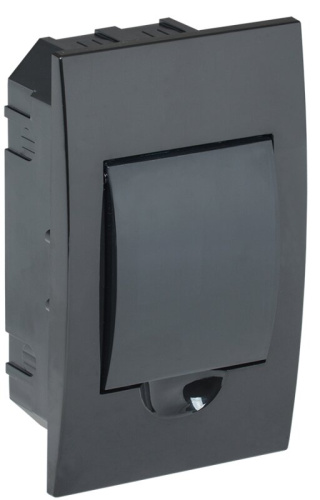 Корпус пластиковый ЩРВ-П-4 IP41 черный KREPTA 3 IEK