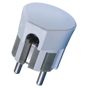 Вилка угловая с з/к белая В16-003 УХЛ 4