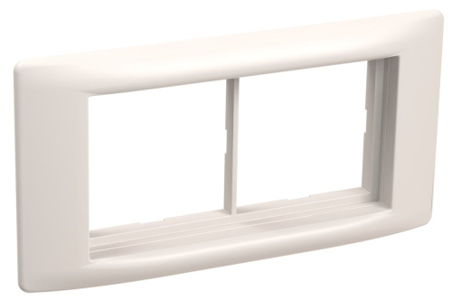 Рамка и суппорт на 4 модуля 60мм для кабель-каналов 80х40 и 150х60 белый PRIMER IEK