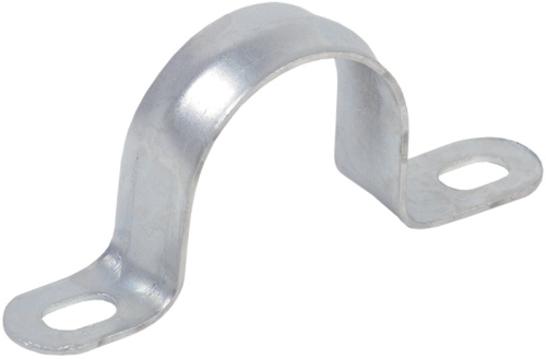 Скоба металлическая двухлапковая d=21-22мм с крепежным отверстием 6х4 ELASTA IEK