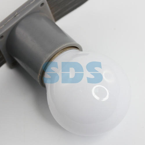 Лампа светодиодная, диаметр 45мм, E27, 5 LED, 2Вт, БЕЛЫЙ, 230В NEON-NIGHT