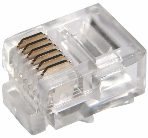 Разъем телефонный UTP, RJ-12 (6P6C), CAT 3 REXANT 