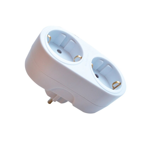 Двойник R-2G 2 местн.с з/к 16А белый 4270 IN HOME