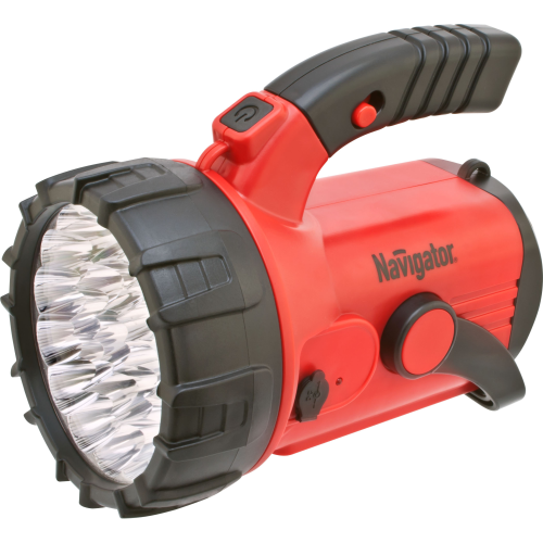 Фонарь Navigator 94 960 NPT-SP06-ACCU Прожект/кемп. 23+18+4LED, аккум.4В, 2Ач.