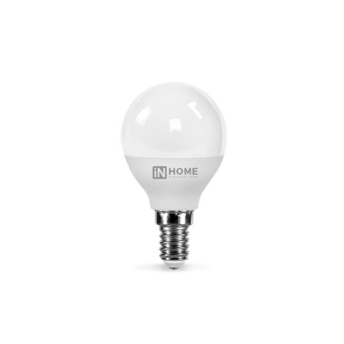 Лампа светодиодная LED-ШАР-ECO 5Вт 230В Е14 4000К 375Лм  IN HOME