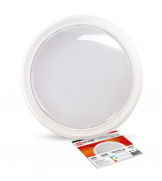 Светильник светодиодный СПБ-2-КРУГ 20Вт 230В 4000К 1400лм 250мм белый IN HOME