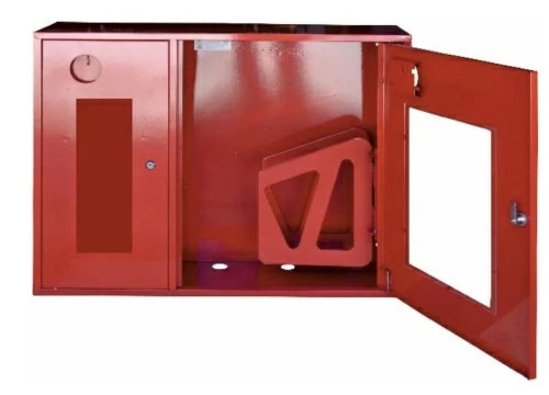 Шкаф пожарный Ш-ПК-02Н (красный)  "Узола" 840х650х230