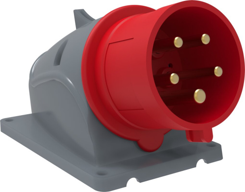 Вилка стационарная ССИ-525 32А-6ч/200/346-240/415В 3P+PE+N IP44 MAGNUM IEK