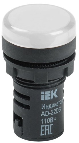 Лампа AD22DS(LED)матрица d22мм белый 24В AC/DC  ИЭК