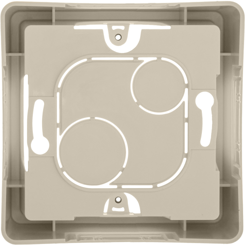 Коробка для накладного монтажа 1-местная слоновая кость INSPIRIA