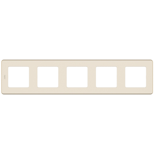 Рамка 5-местная слоновая кость INSPIRIA