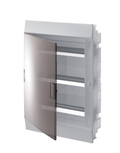 Бокс в нишу 54м прозрачная дверь две ABB Mistral41