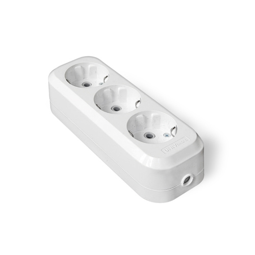 Колодка 3 гн с/з АБС-пластик