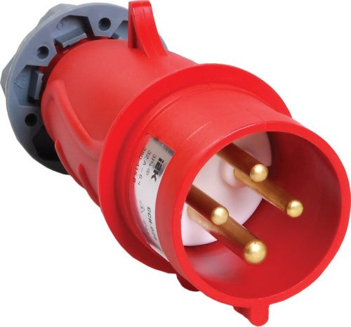 Вилка переносная ССИ-024 32А-6ч/380-415В 3P+PE IP44 MAGNUM IEK
