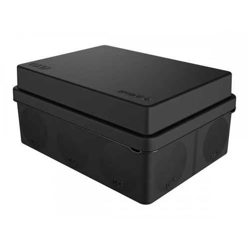 Коробка распред. двухкомп.  о/п, 2К, HF, УФ 150х110х70мм IP67 (30 шт) цвет-черный  42441-05