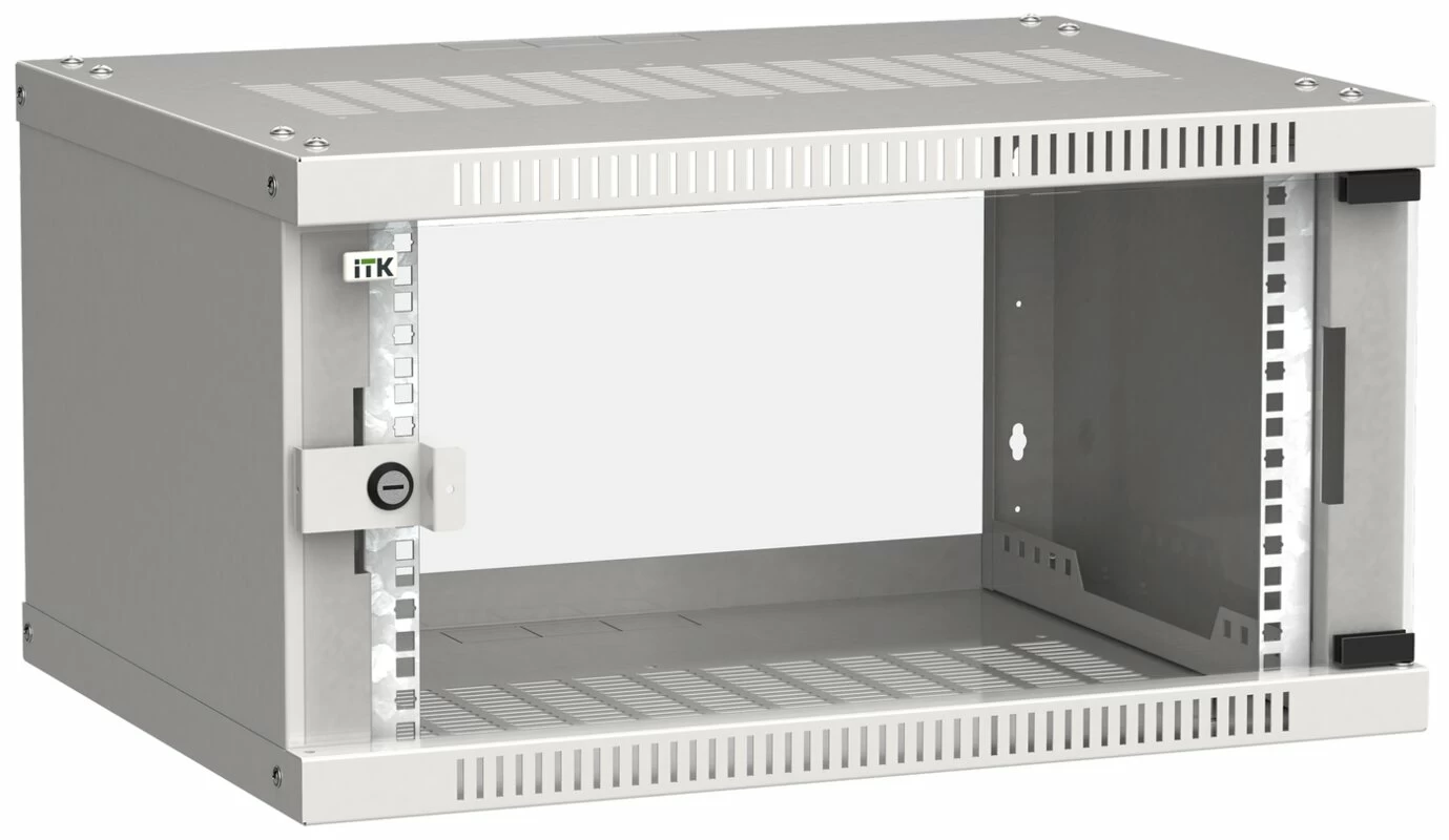 itk шкаф linea w 6u 600x600 мм дверь стекло ral7035