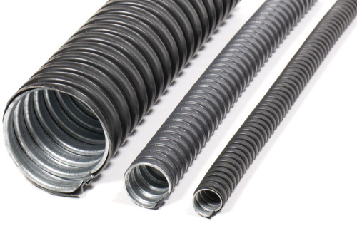 Металлорукав в ПВХ изоляции МРПИ НГ 38 (20 м/уп.) черный ГОФРОМАТИК