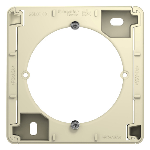 Коробка наружная бежевая GLOSSA (для наружного монтажа)